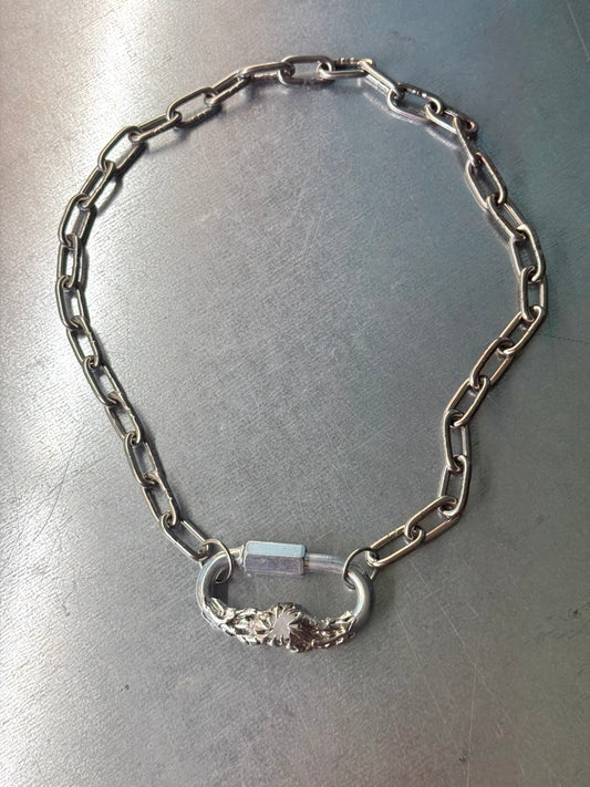 Talan | soldered Carabiner necklace
