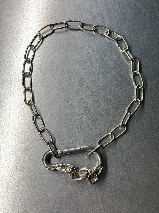 Amki | soldered Carabiner Necklace