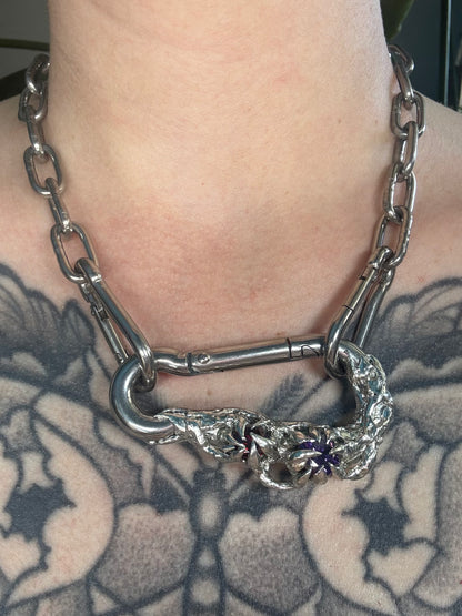 Axiom | soldered Carabiner Necklace