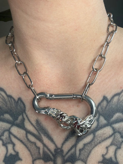 Amki | soldered Carabiner Necklace