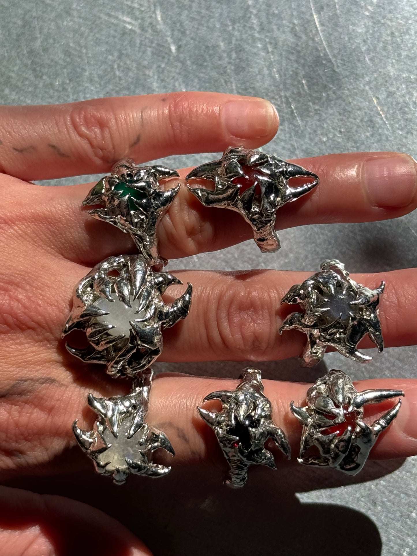 Tribal Stones | soldered ring