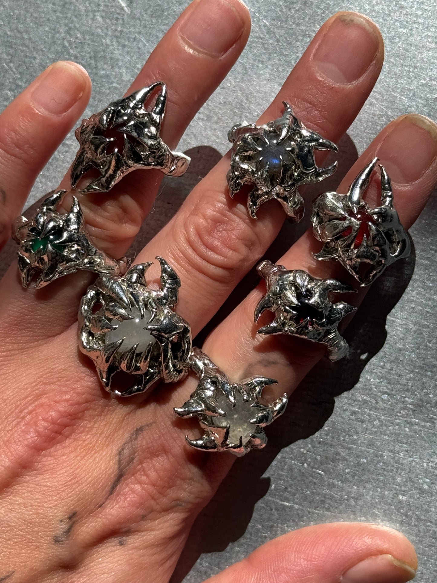 Tribal Stones | soldered ring