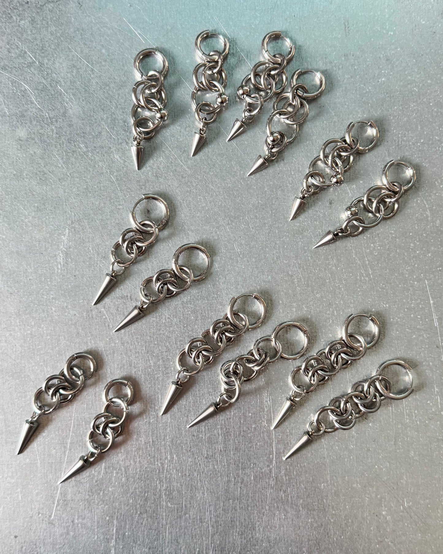 Qusul | Chainmail Earring Pair