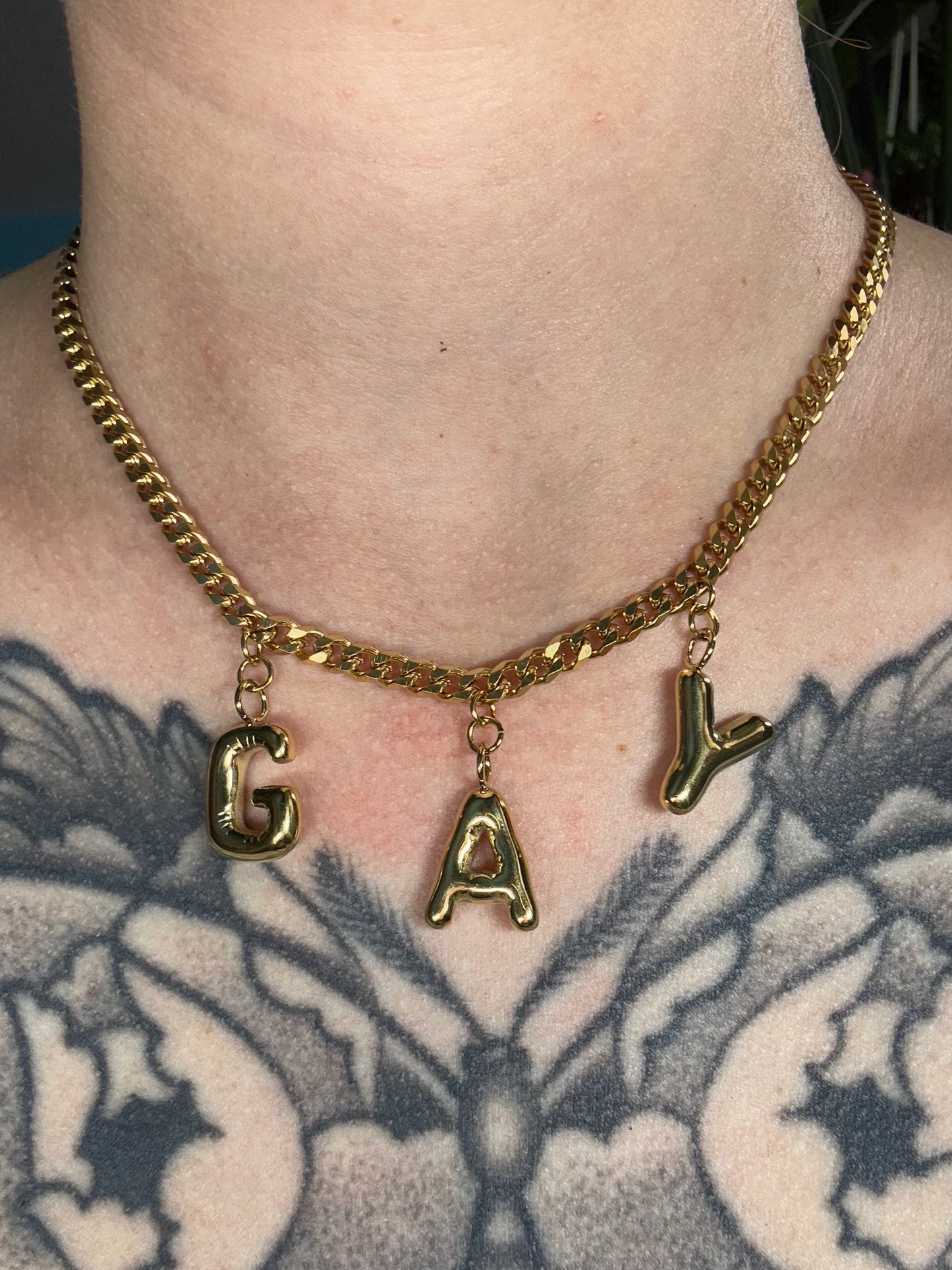 Gay | Necklace gold-colored stainlees steel