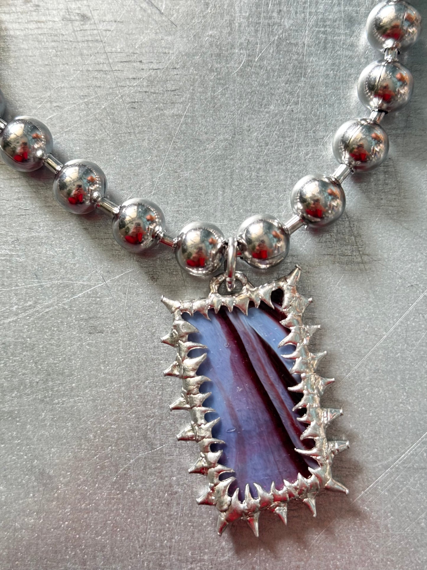 Stained Glass Collection: Elra | soldered Necklace