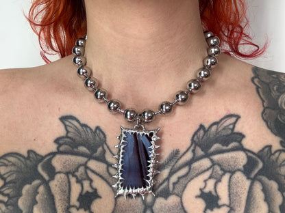 Stained Glass Collection: Elra | soldered Necklace
