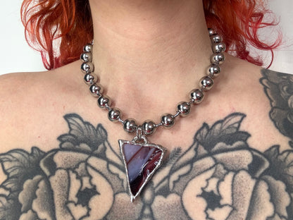 Stained Glass Collection: Aera | soldered Necklace
