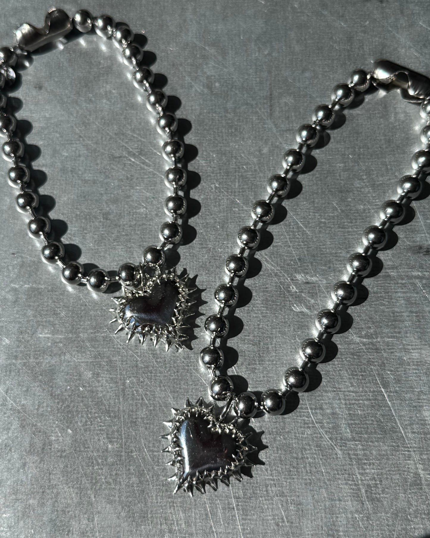 Chunky Heart | soldered Necklace