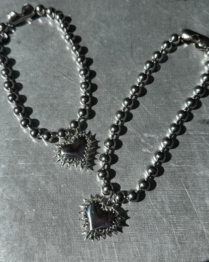 Chunky Heart | soldered Necklace