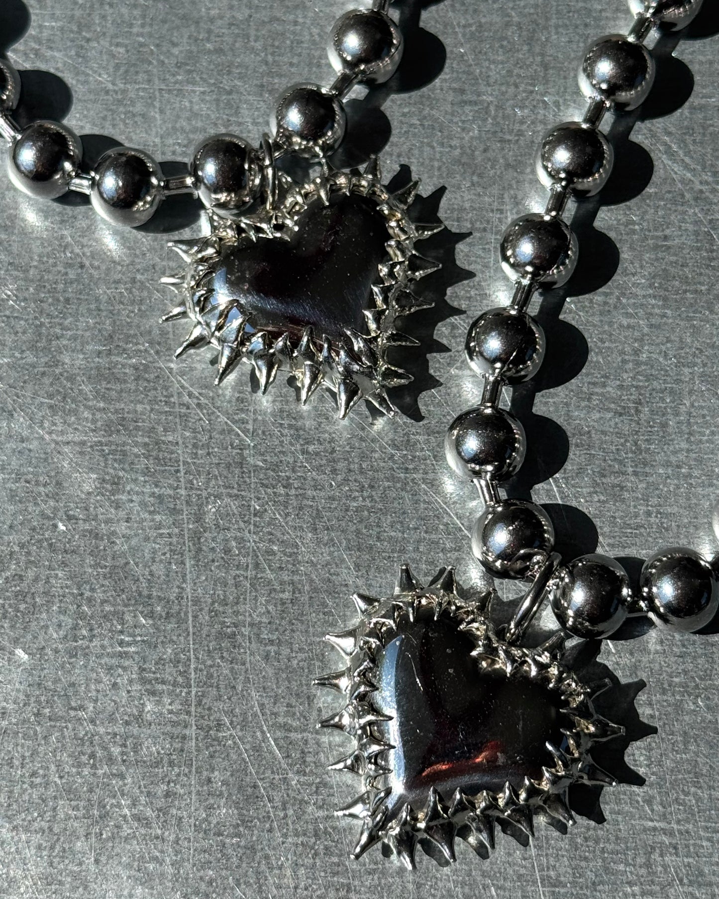 Chunky Heart | soldered Necklace