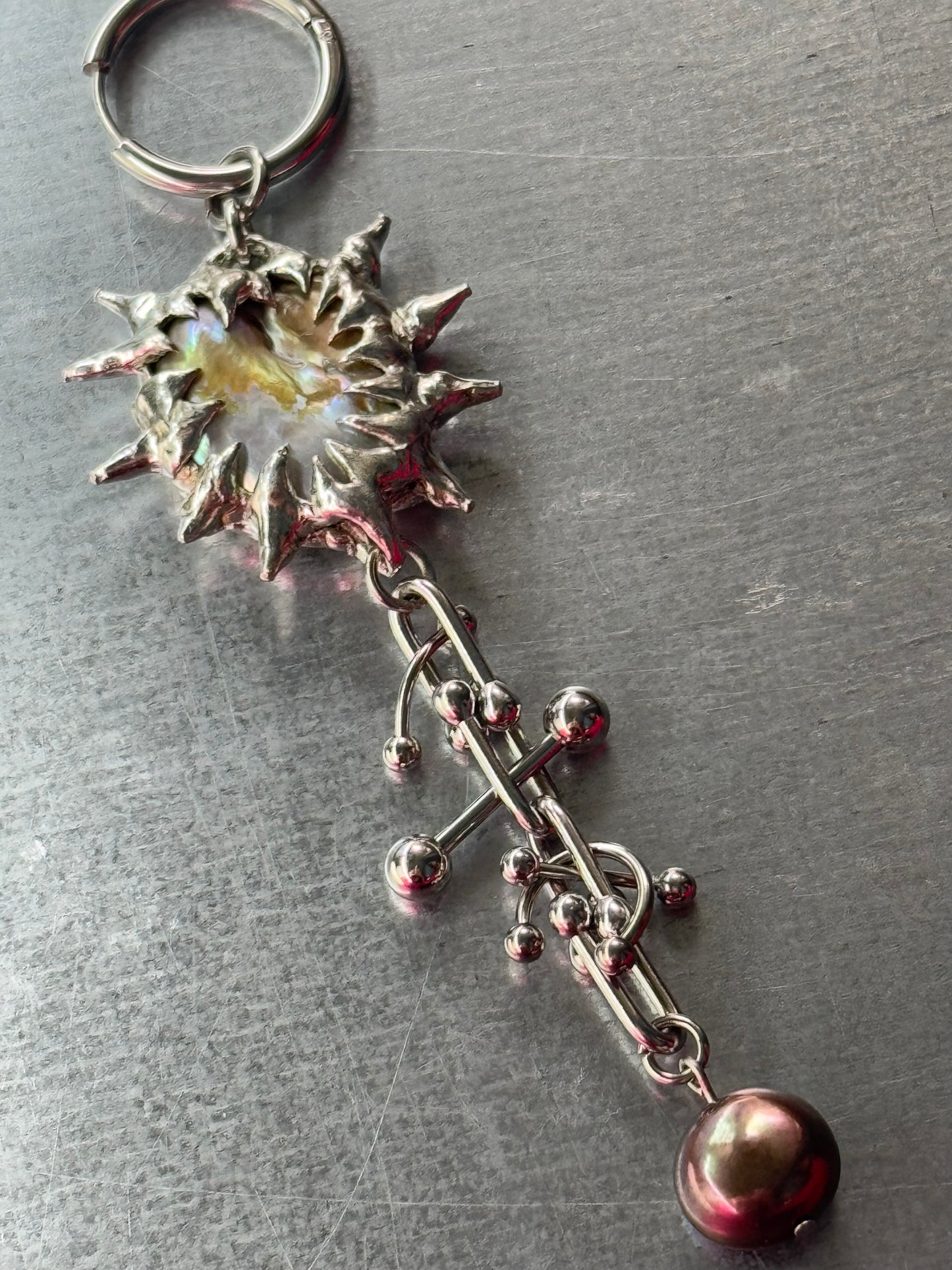 soldered Earring with piercings Lisdu