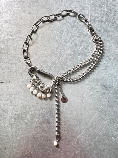 Iska | soldered Carabiner Necklace