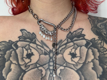 Iska | soldered Carabiner Necklace