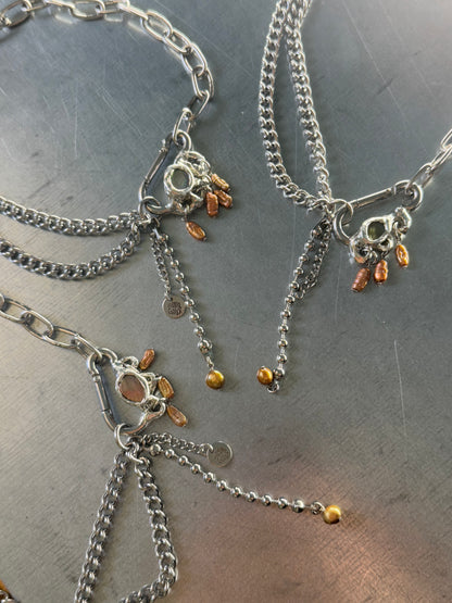 Kaia | soldered Carabiner Necklace