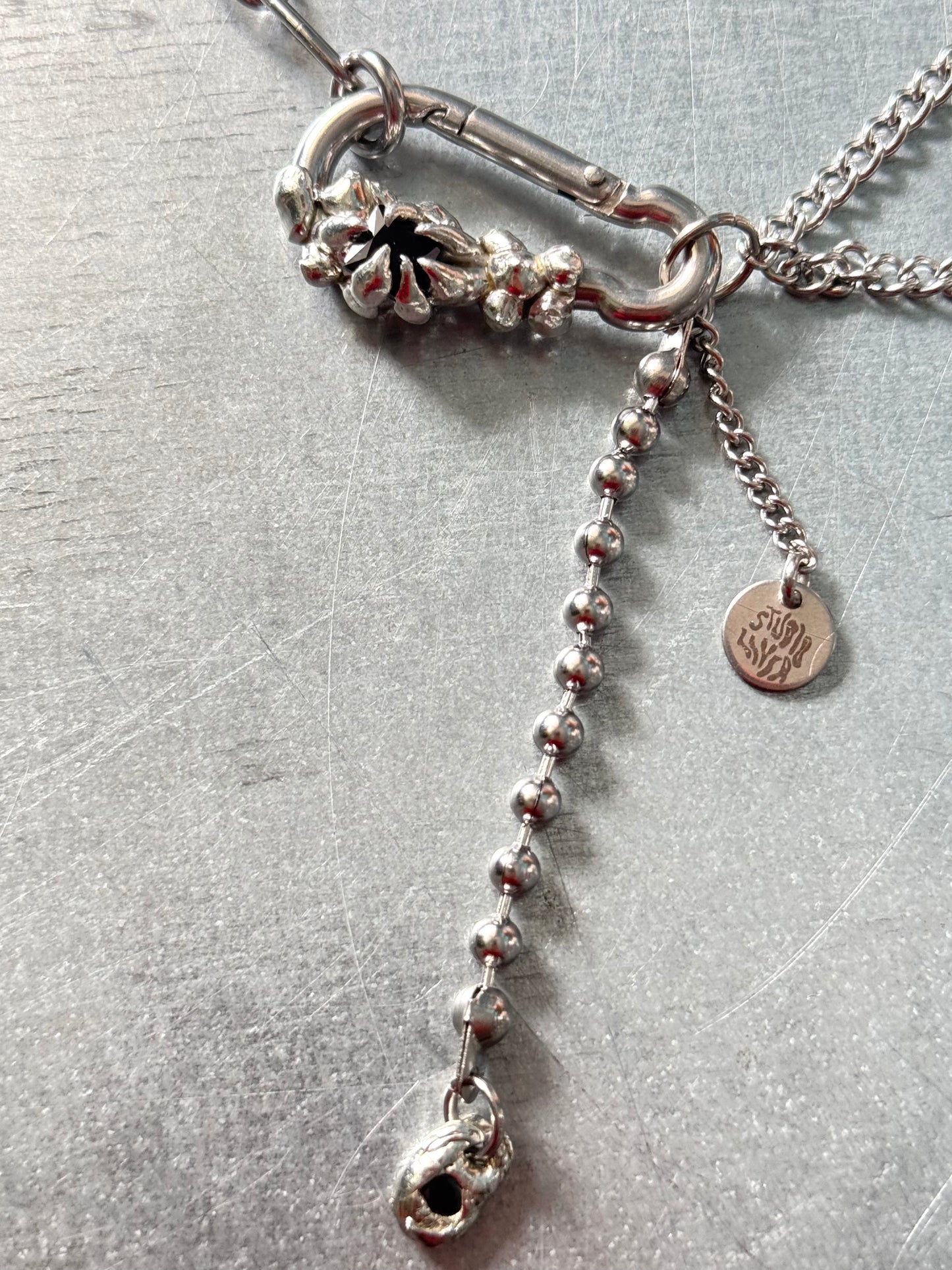 Kova | soldered Carabiner Necklace