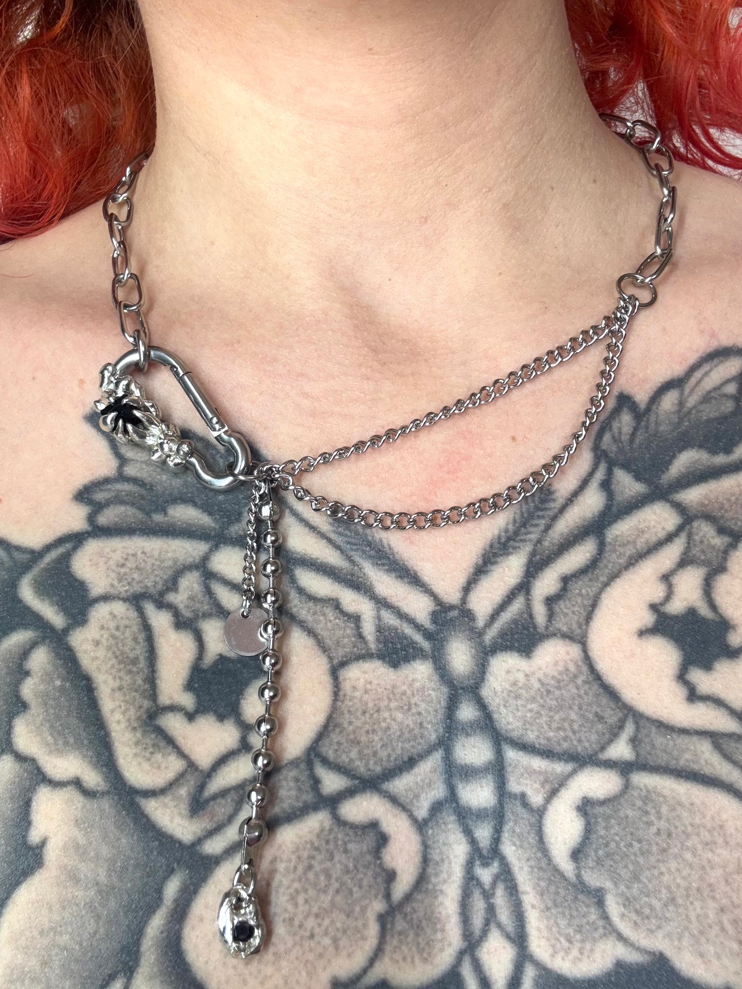 Kova | soldered Carabiner Necklace