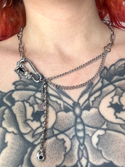 Kova | soldered Carabiner Necklace