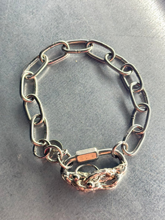 Krysalith | soldered Carabiner Bracelet