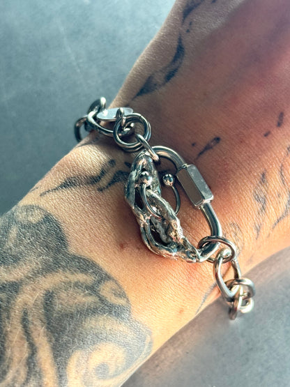 Krysalith | soldered Carabiner Bracelet
