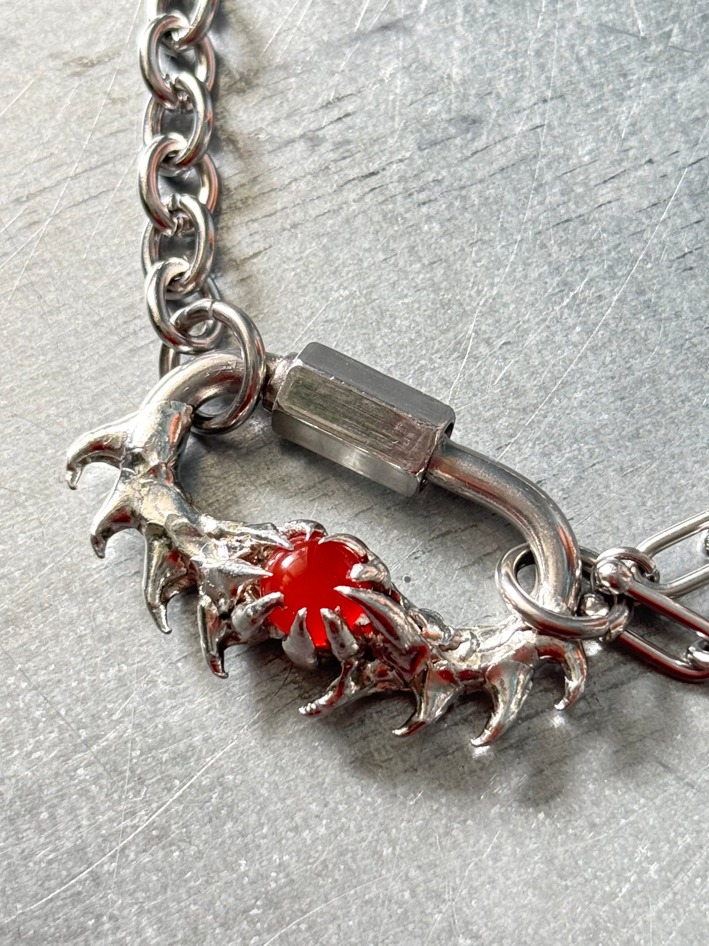 Lova | soldered Carabiner Necklace