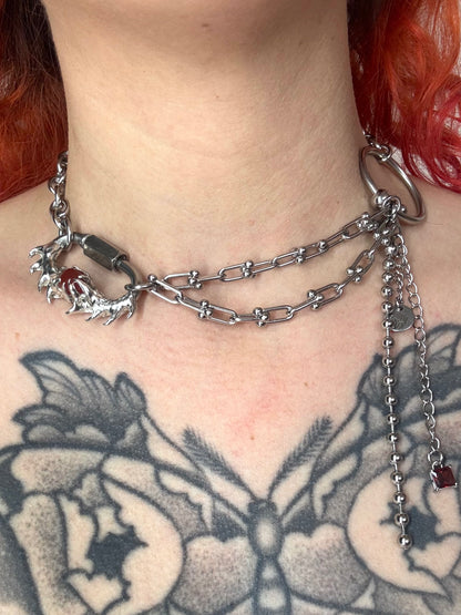 Lova | soldered Carabiner Necklace