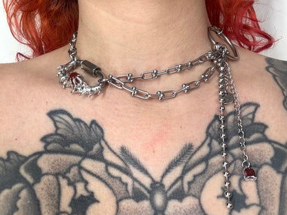 Lova | soldered Carabiner Necklace