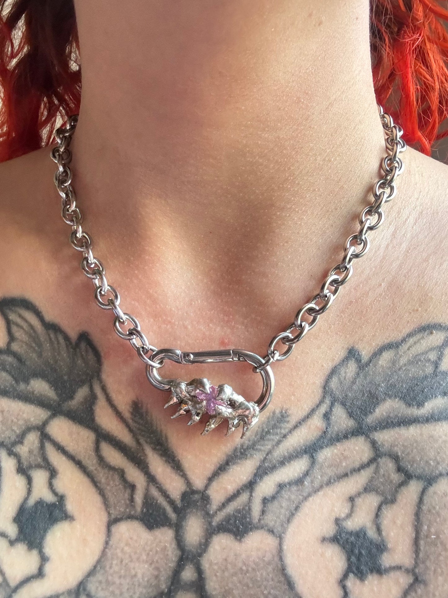 Luné | soldered Carabiner Necklace