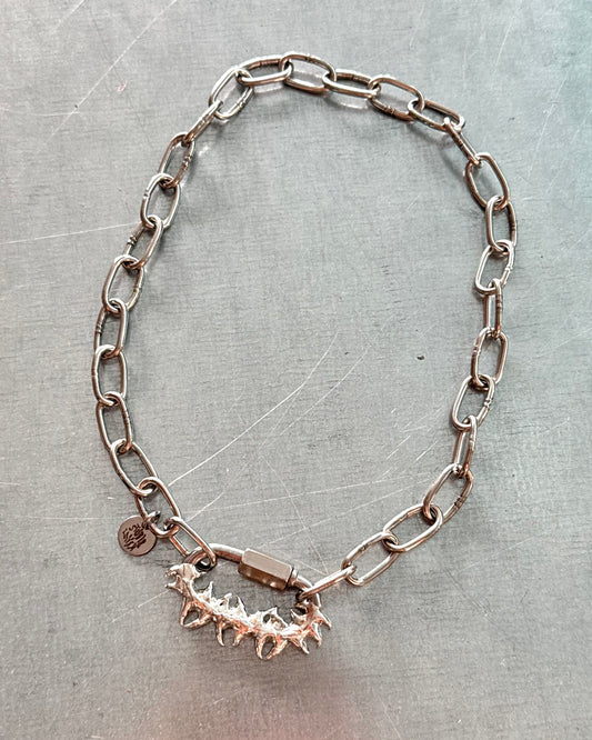 Luvien middle | soldered Carabiner necklace