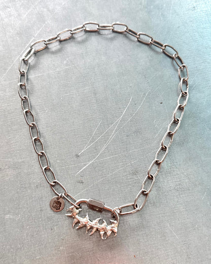 Luvien small | soldered Carabiner necklace