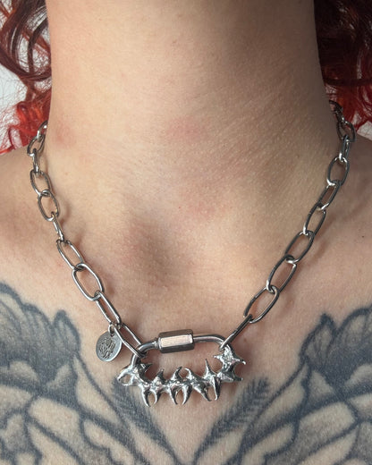 Luvien small | soldered Carabiner necklace