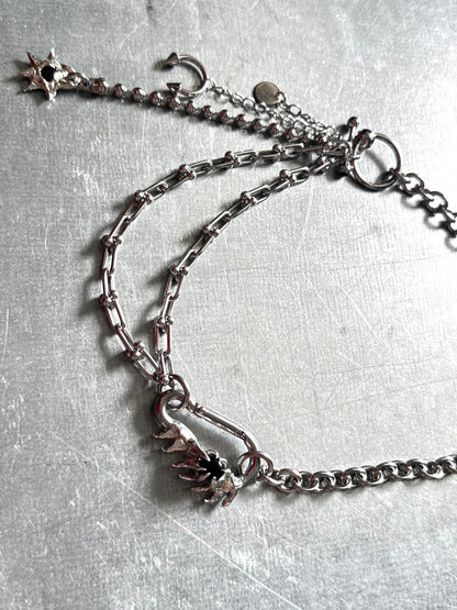Mira | soldered Carabiner Necklace