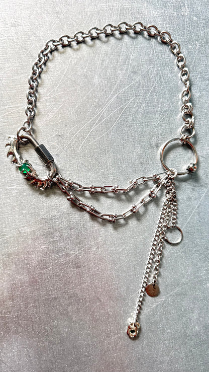 Myra | soldered Carabiner Necklace