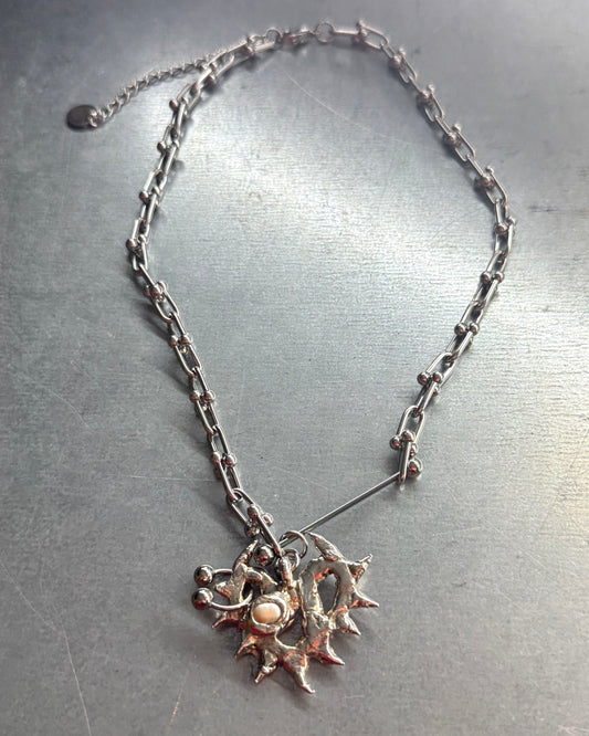 Heart Collection Piercing : Noctyra | soldered Necklace