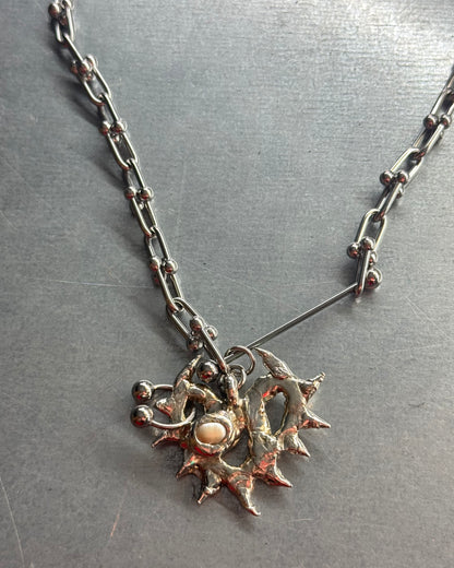 Heart Collection Piercing : Noctyra | soldered Necklace