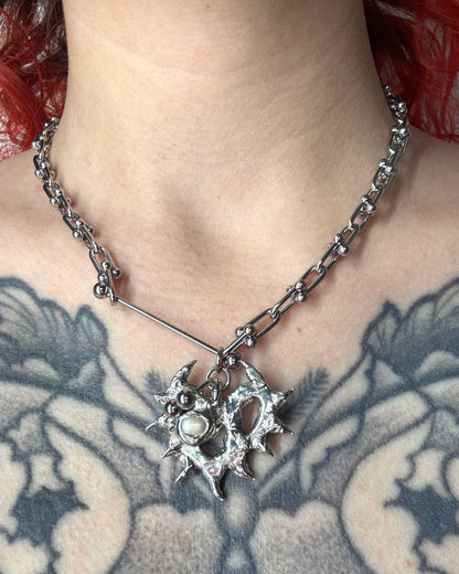 Heart Collection Piercing : Noctyra | soldered Necklace