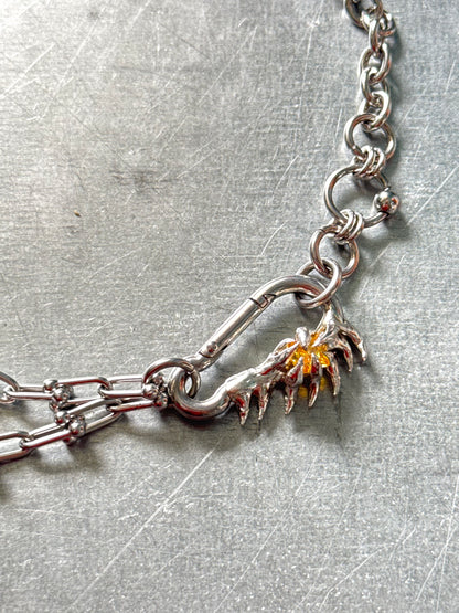 Naya | soldered Carabiner Necklace