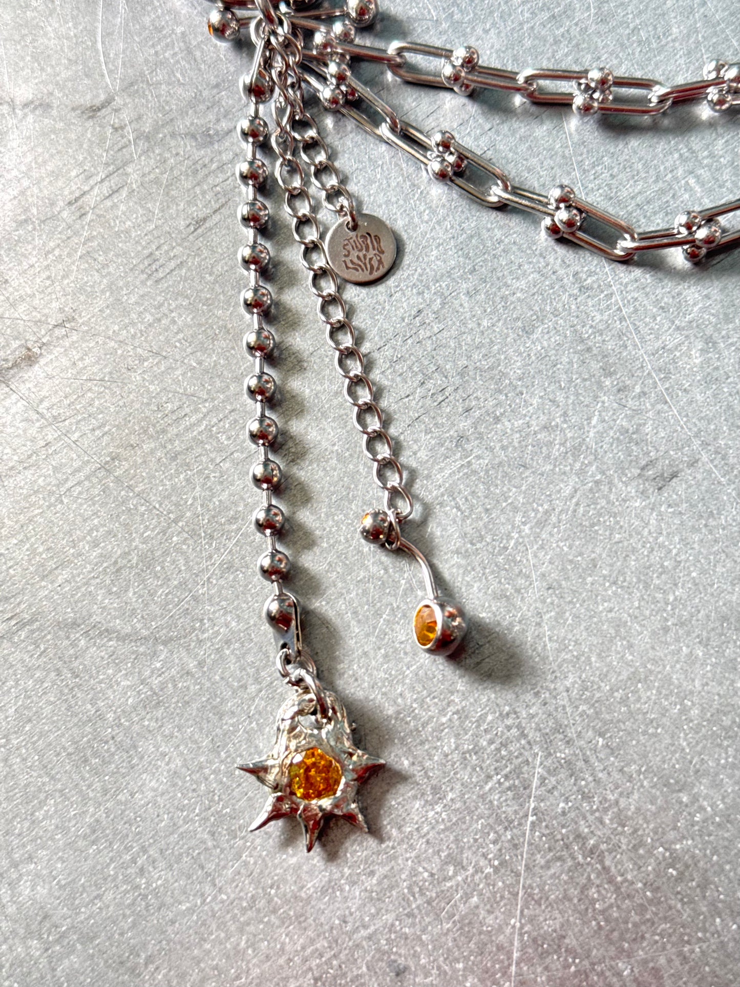 Naya | soldered Carabiner Necklace