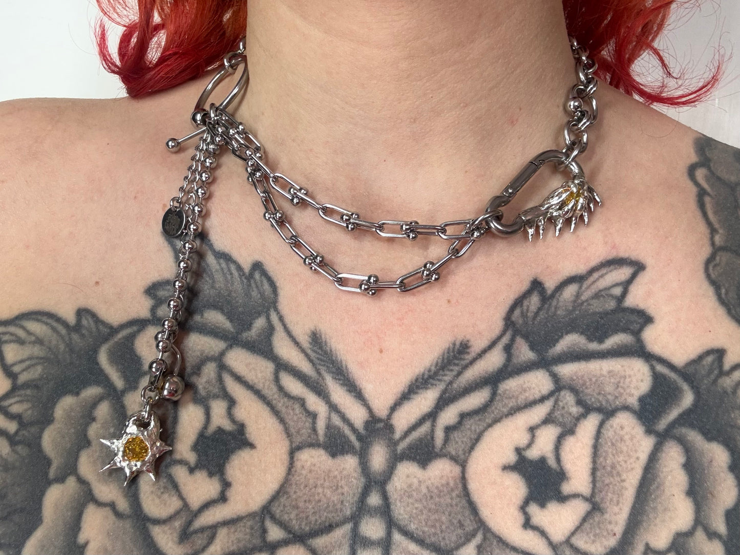 Naya | soldered Carabiner Necklace