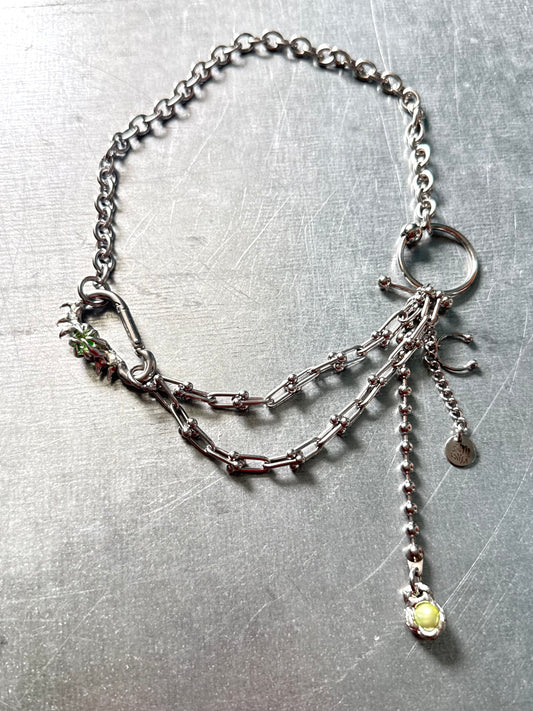 Niva | soldered Carabiner Necklace