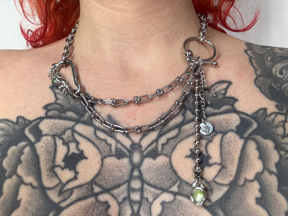 Niva | soldered Carabiner Necklace