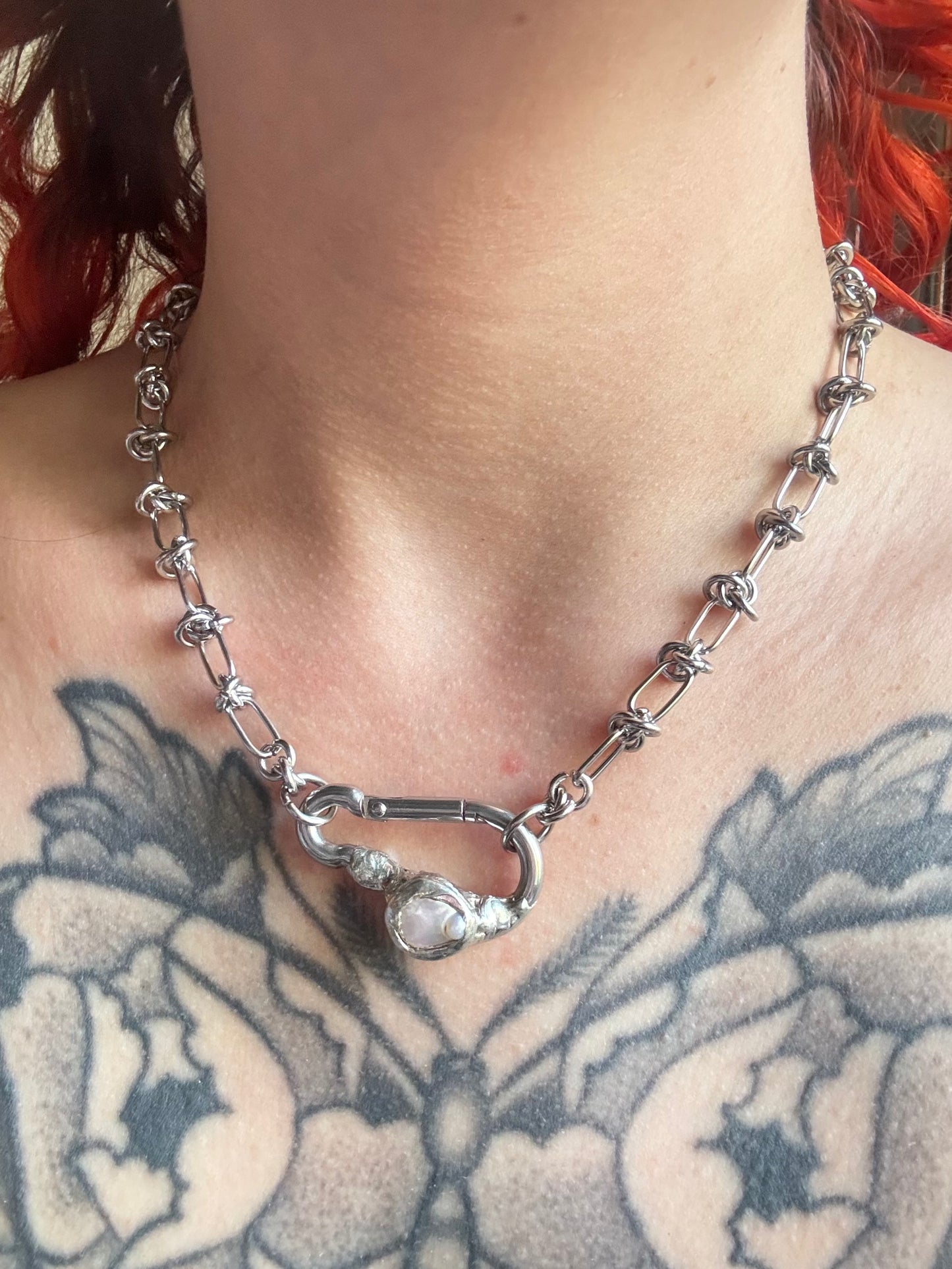 Norea | soldered Carabiner Necklace