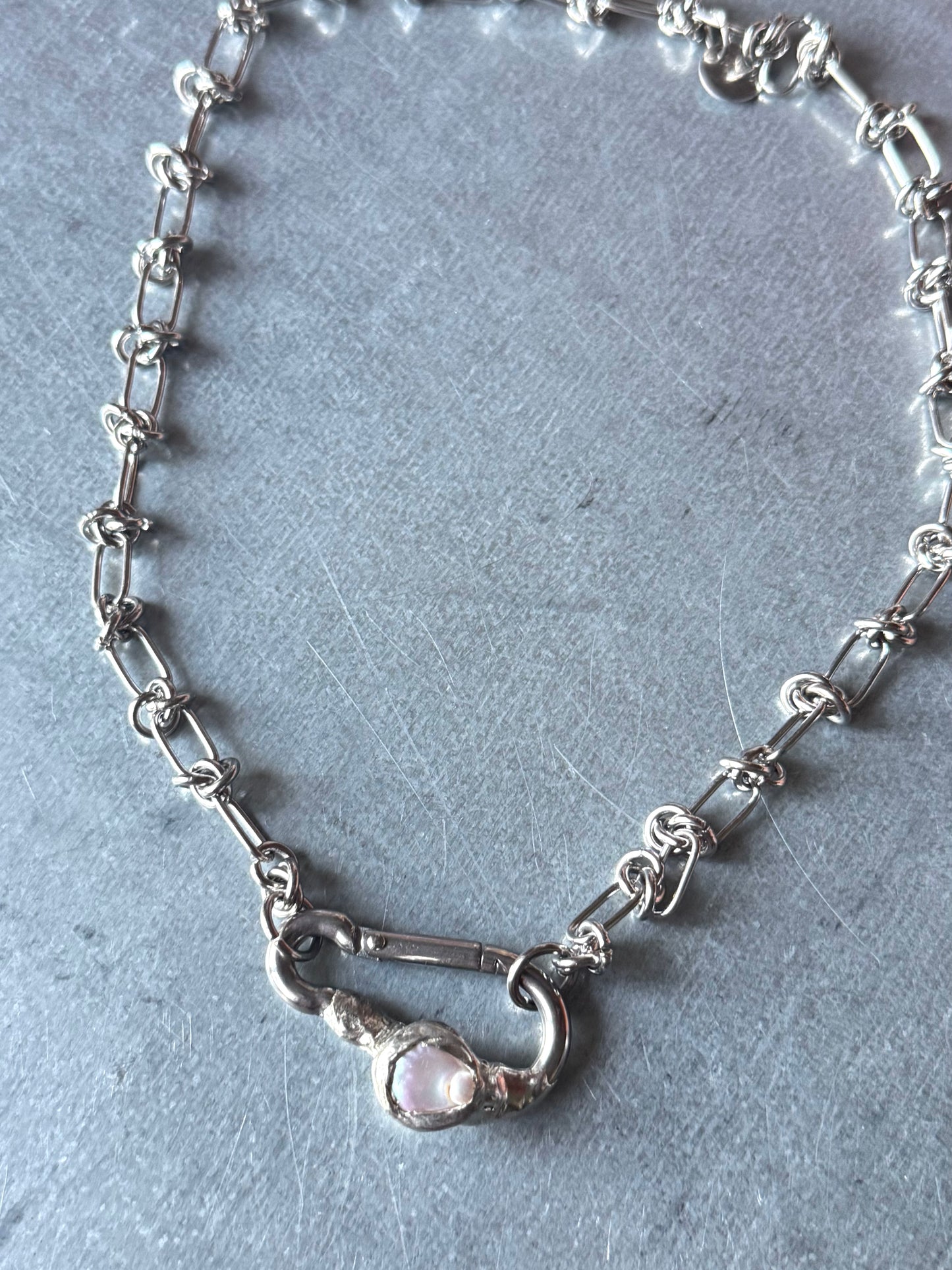 Norea | soldered Carabiner Necklace
