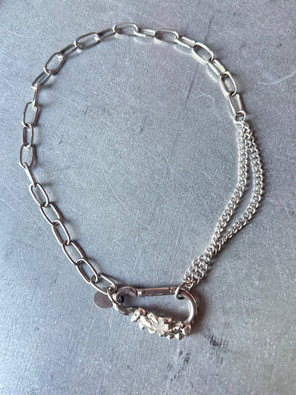 Novia | soldered Carabiner Necklace