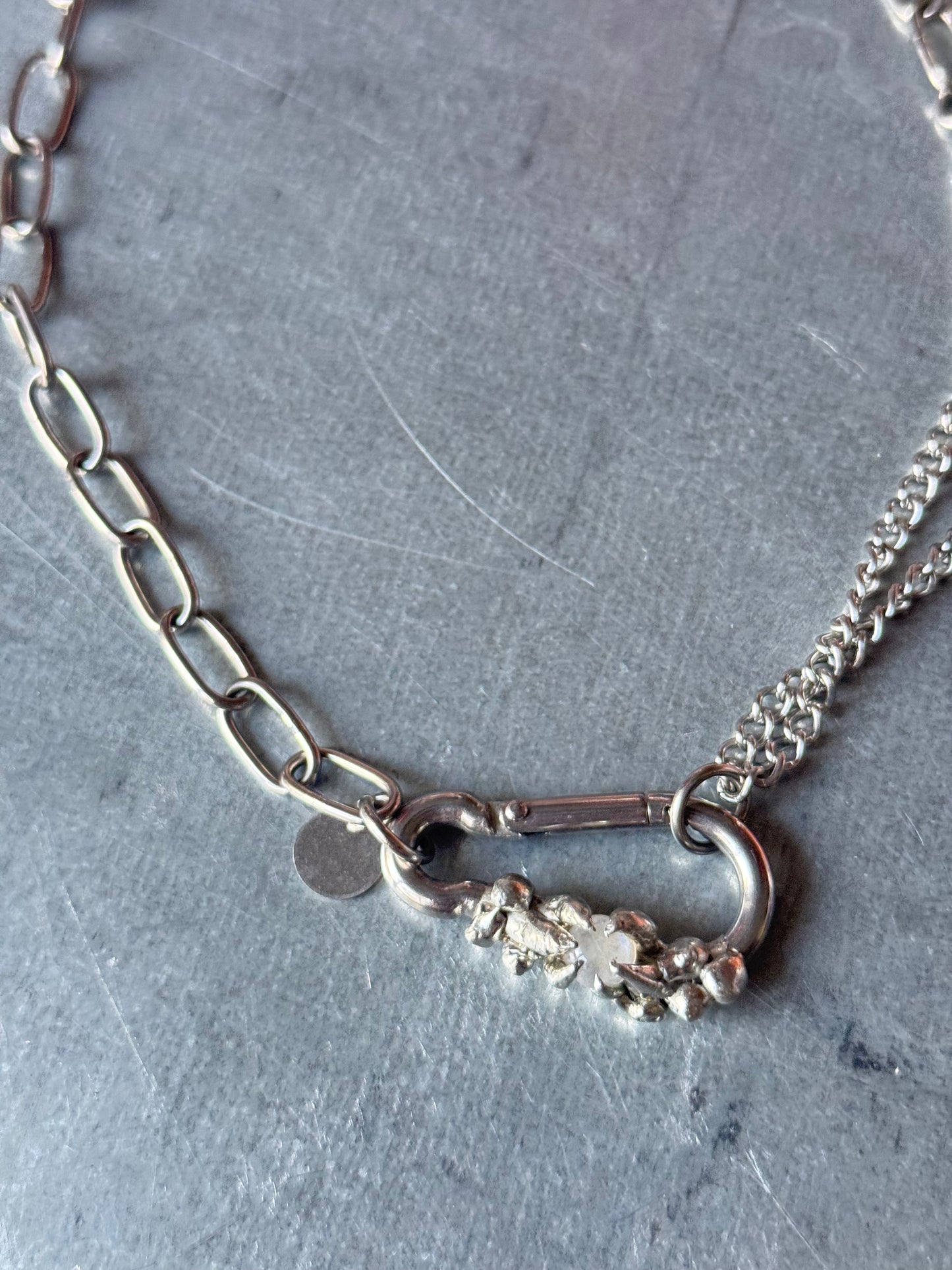 Novia | soldered Carabiner Necklace