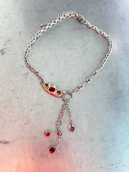 Nyelle red | soldered Necklace