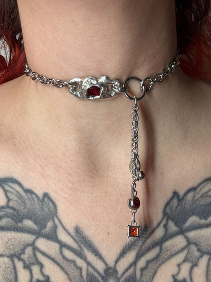 Nyelle red | soldered Necklace