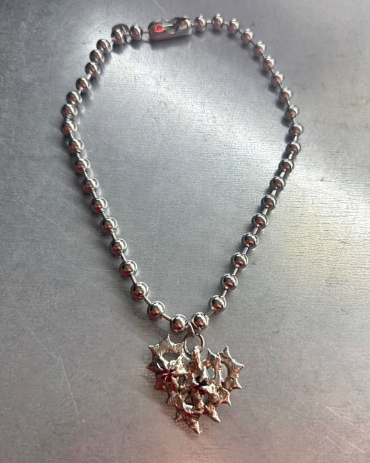 Heart Collection: Obsydia | soldered Necklace