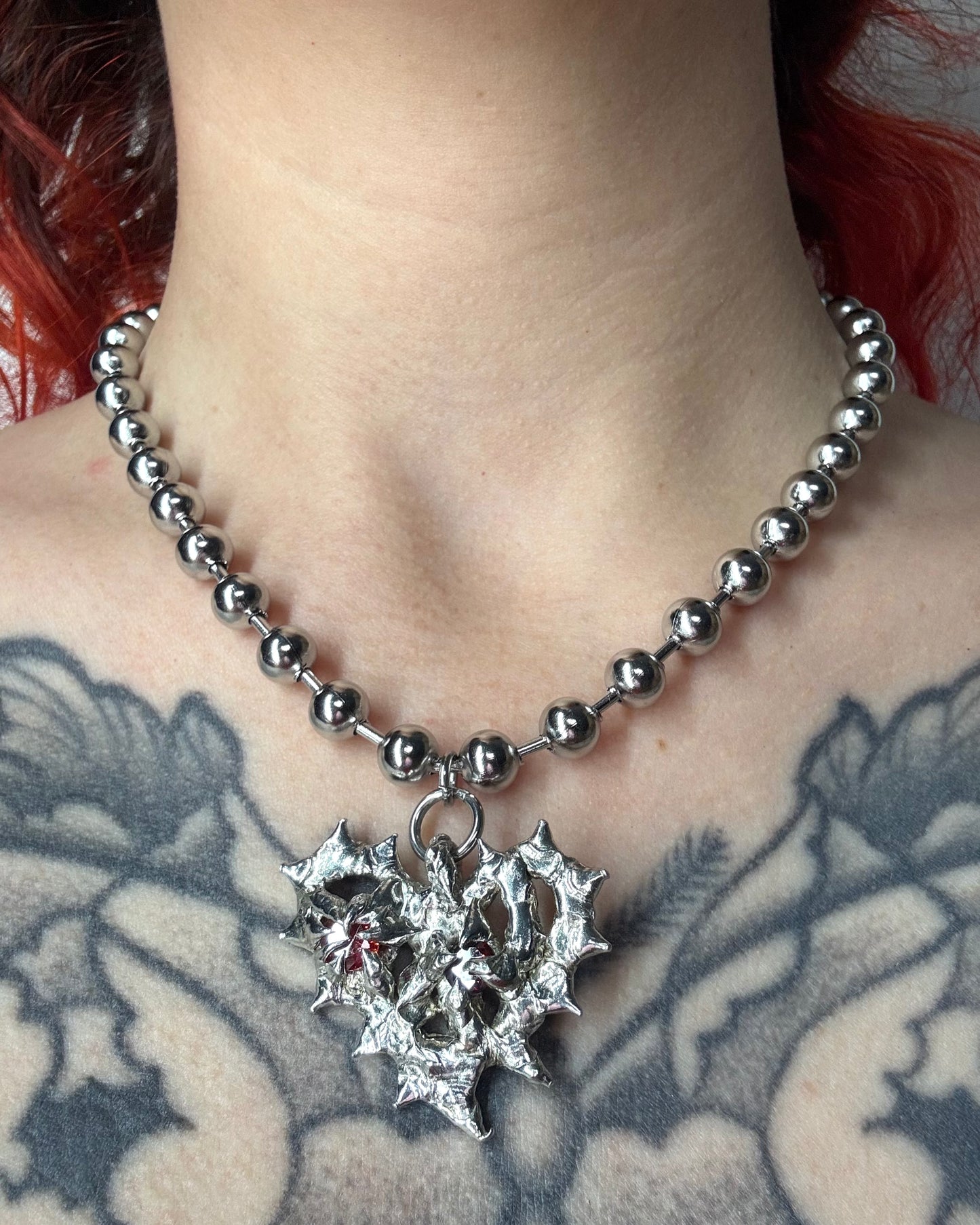 Heart Collection: Obsydia | soldered Necklace