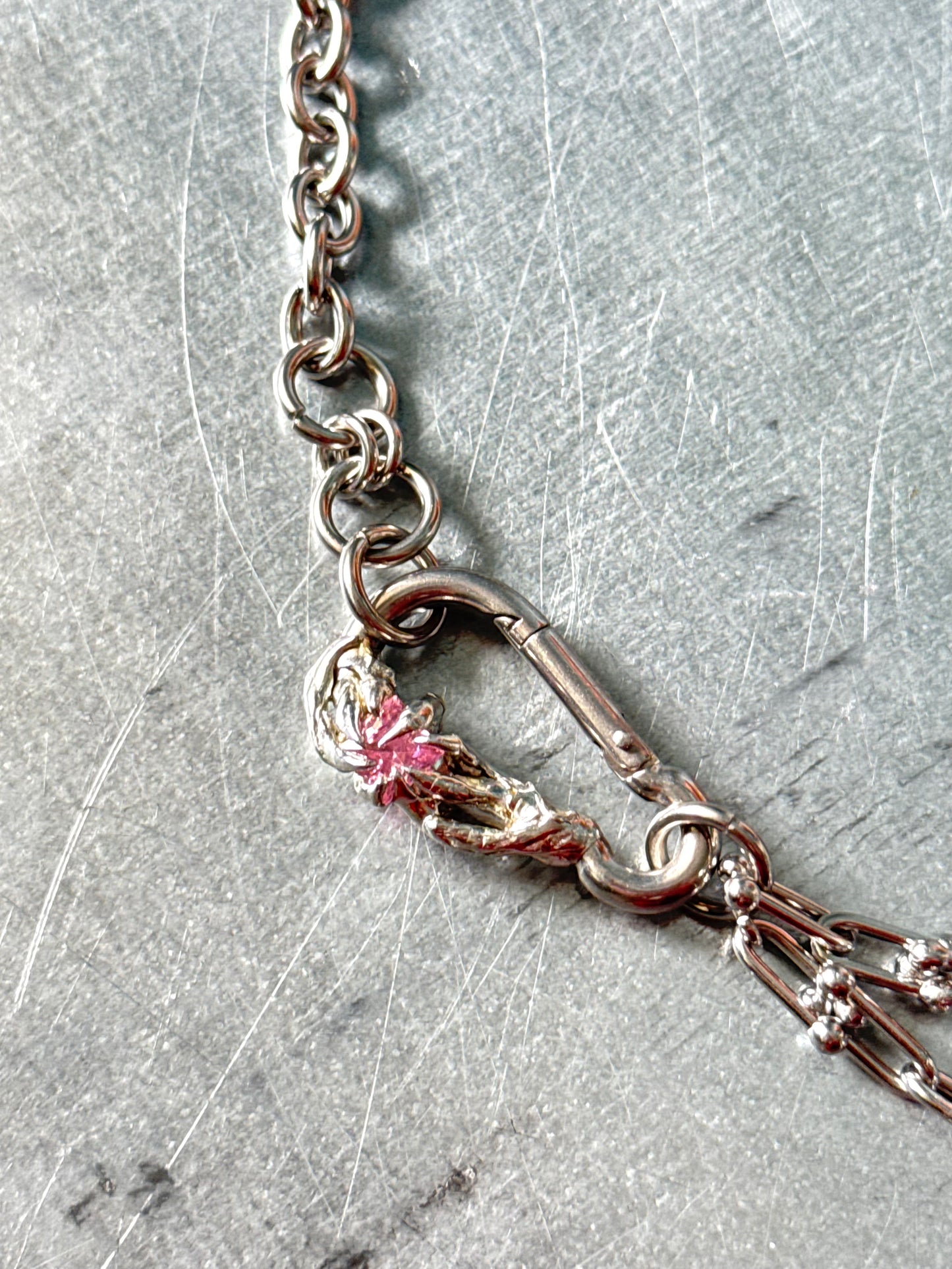 Orea | soldered Carabiner Necklace