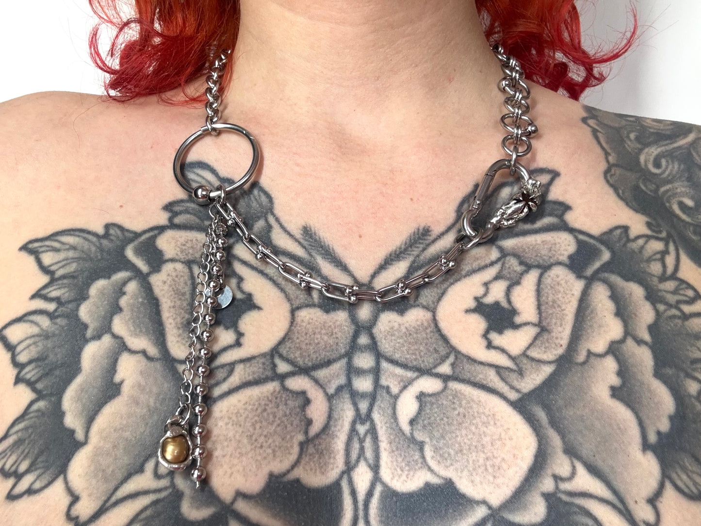 Orla | soldered Carabiner Necklace